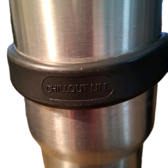 Yeti Rambler Stainless Steel Insulated Tumbler Cup Lid Removabe Handle 30oz READ - Picture 6 of 10